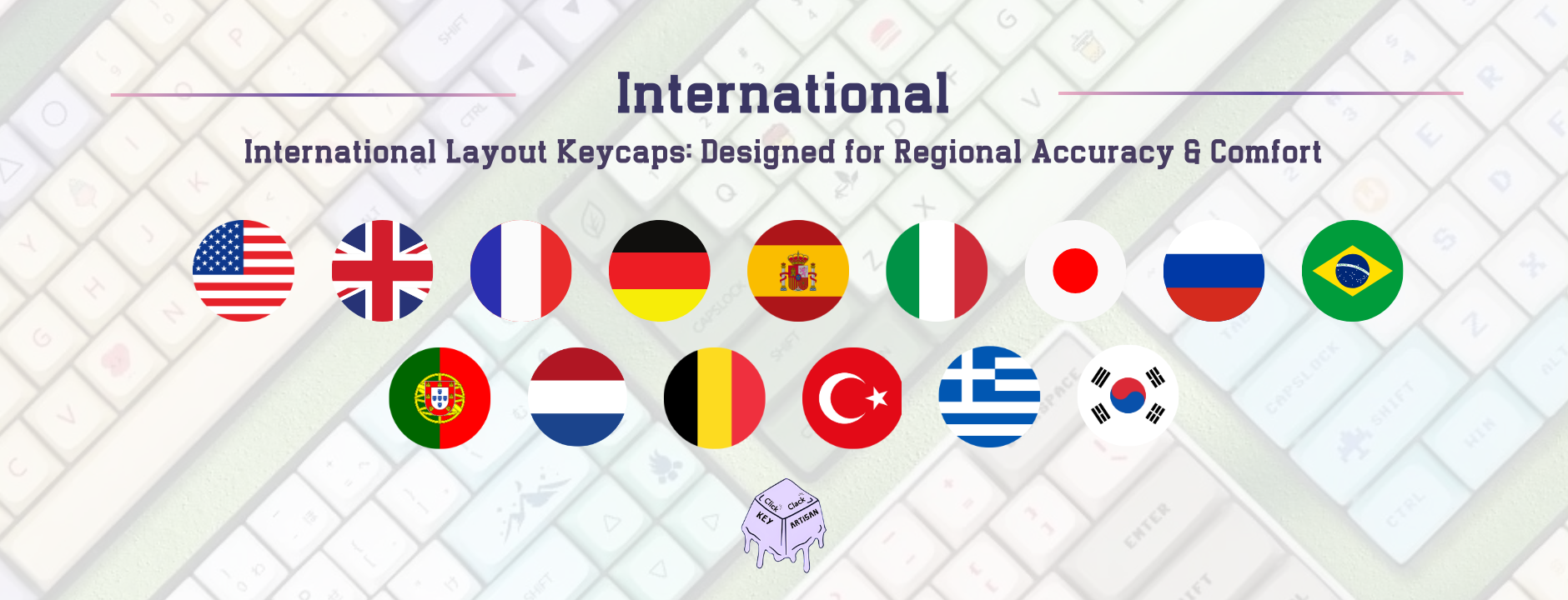 International Layout Keycaps
