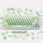 Cute Matcha Green Gradient PBT XDA Keycap Set