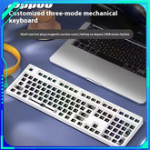 Noppoo F108 Mechanical Keyboard Kit Three Mode 108keys Hot Swap RGB Switch PBT Wireless Keyboard kit Customize Gaming Accessorie