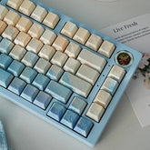 Blue Wave Gradient Keycap Set - KeyArtisan