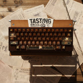 Coffee House PC Transparent Artisan Keycap Set - KeyArtisan