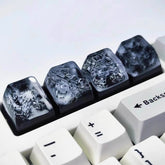 Cool Black Fuji Mountain Artisan Resin Keycap - KeyArtisan