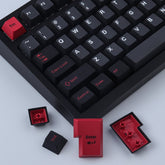 Cool Black & Red Evil Dolch Theme Keycap Set - KeyArtisan