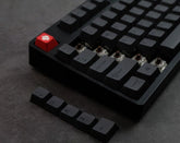 Cool Black Simple Minimalist Keycap Set - KeyArtisan