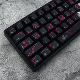 Cool Neon Rift Theme Artisan Graffiti Keycap Set - KeyArtisan