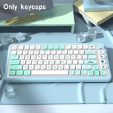 Cute Blue Iceberg Theme PBT XDA Keycap Set | Multi - Language Layouts - KeyArtisan