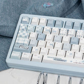 Cute Blue Notebook Theme Artisan Keycap Set - KeyArtisan
