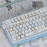Cute Blue Ocean Dessert Theme Artisan Keycap Set - KeyArtisan