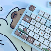 Cute Capybara Theme Artisan Keycap Set - KeyArtisan