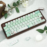 Cute Green Mint Keycap Set - KeyArtisan