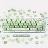 Cute Matcha Green Gradient PBT XDA Keycap Set - KeyArtisan