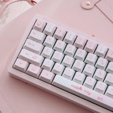 Cute Pink Hello Kitty Theme Keycap Set - KeyArtisan