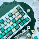 Green Aventurine Theme Anime Keycap Set - KeyArtisan
