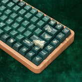 Cool Green Animal Forest Theme Keycap Set