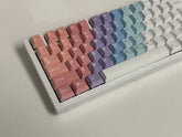 Rainbow Gradient Starry Dream Aurora Theme Keycaps Set for Mechanical Keyboard | 144 keys | Cherry Profile | MX Switch Type | PBT Material