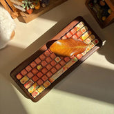 Orange Autumn Keycaps | MOA Profile Keycap Set | PBT Material | Keycaps For MX Switch | GMk Clone Artisan Keycap Set