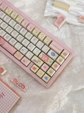 Cute Bocchi the Rock Theme Keycap Set for Mechanical Keyboard, Kawaii Keycaps, Anime Keycap Set, Cherry & MDA Profile, PBT Dye-Sub, 149pcs
