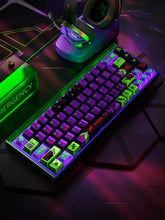 PIIFOX Eva Unit-01 Metallic Style Keycap Set - KeyArtisan