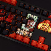 Ayase Momo Dandadan Theme Keycaps PBT 108 Keys For Cherry MX Keyboard
