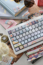 Storybook Pastel Magic Artisan Keycap Set - KeyArtisan