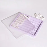 Three Layer Keycap Storage With Frosted Lid - KeyArtisan