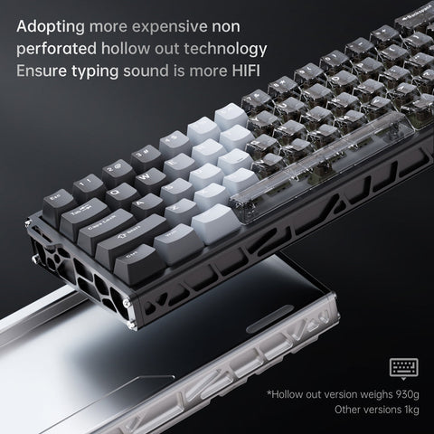 AJAZZ ALUX60 HE Series Full Aluminum Keyboard DIY