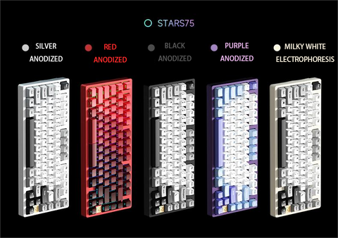 [In Stock] Weikav Stars75 75% Pre-Built Aluminum Mechanical Keyboard