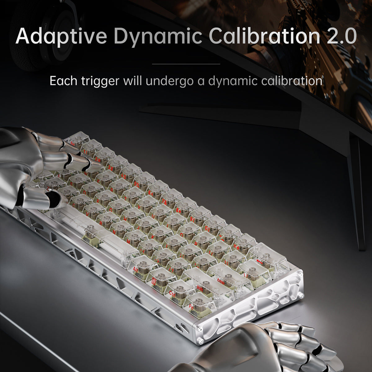 AJAZZ ALUX60 HE Series Full Aluminum Keyboard DIY