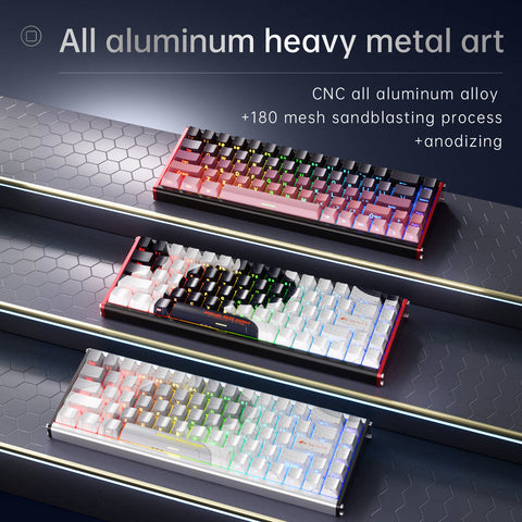 AJAZZ ALUX68 HE Series Full Aluminum Keyboard