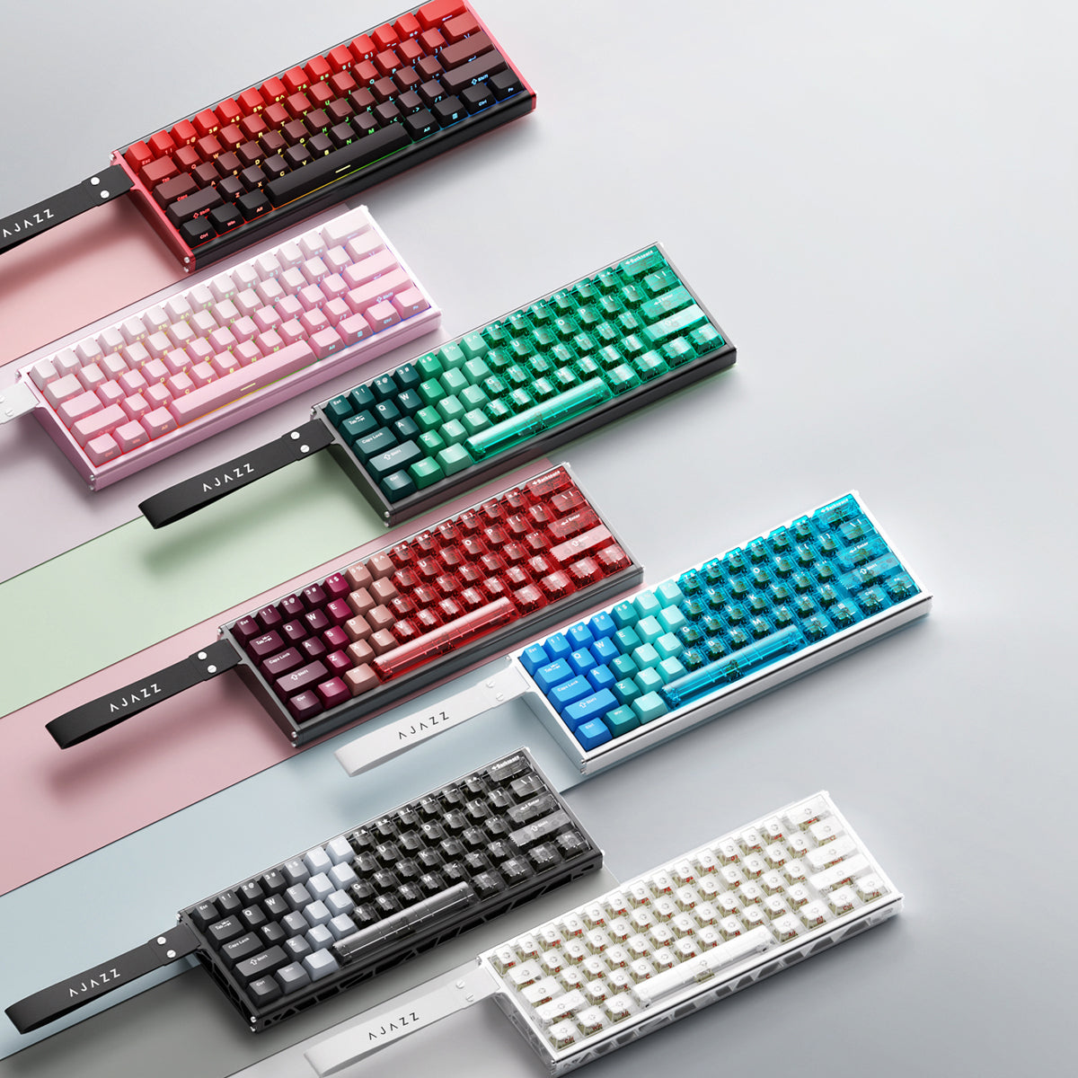 AJAZZ ALUX60 HE Series Full Aluminum Keyboard DIY