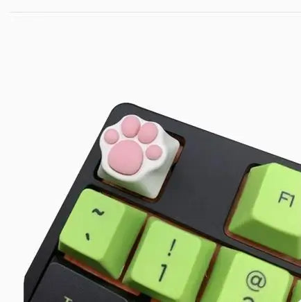 Cute Cat Paw Theme Artisan Resin Keycap
