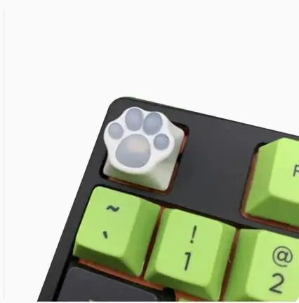Cute Cat Paw Theme Artisan Resin Keycap