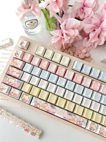 [In Stock] Circus Teddy Bear PBT Cherry Keycaps