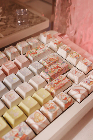 [In Stock] Circus Teddy Bear PBT Cherry Keycaps