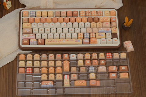 [In Stock] Toasted Bread Cute Cherry PBT Keycaps