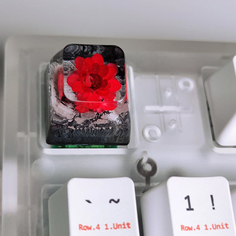 Eternal Flower Theme Artisan Resin Keycap