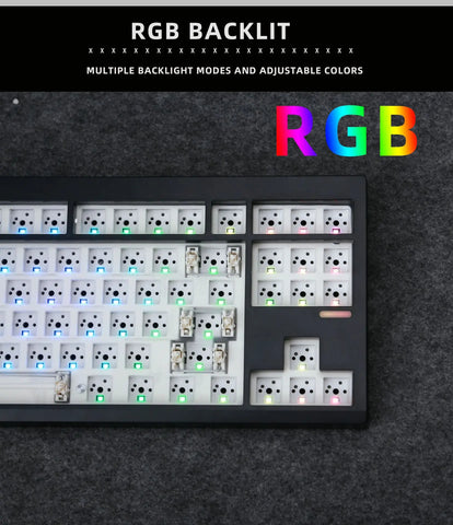 ZUOYA GMK87-L DIY Barebones TKL Mechanical Keyboard Kit
