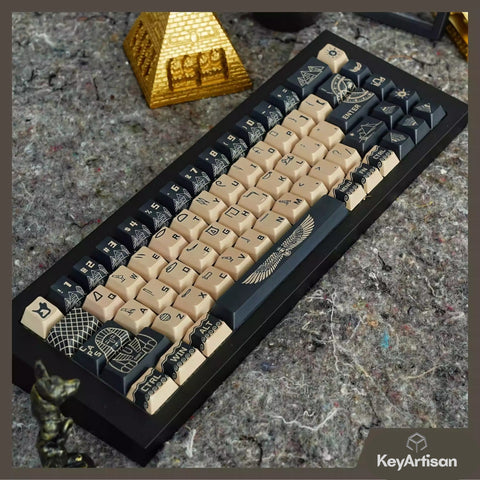 Cool Egyptian Pharaoh Theme Artisan Keycap Set