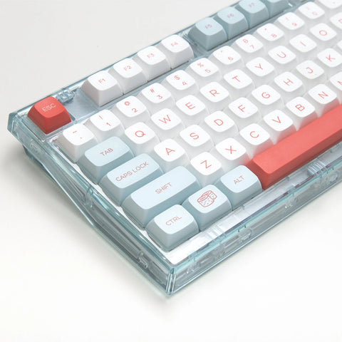 143 Keys XDA Profile Salmon PBT Dye Sublimation Keycaps 