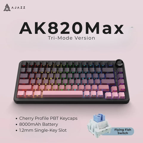 AJAZZ AK820 MAX PLUS 75% Layout Tri-Mode Mechanical Keyboard