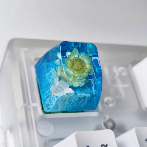 Eternal Flower Theme Artisan Resin Keycap