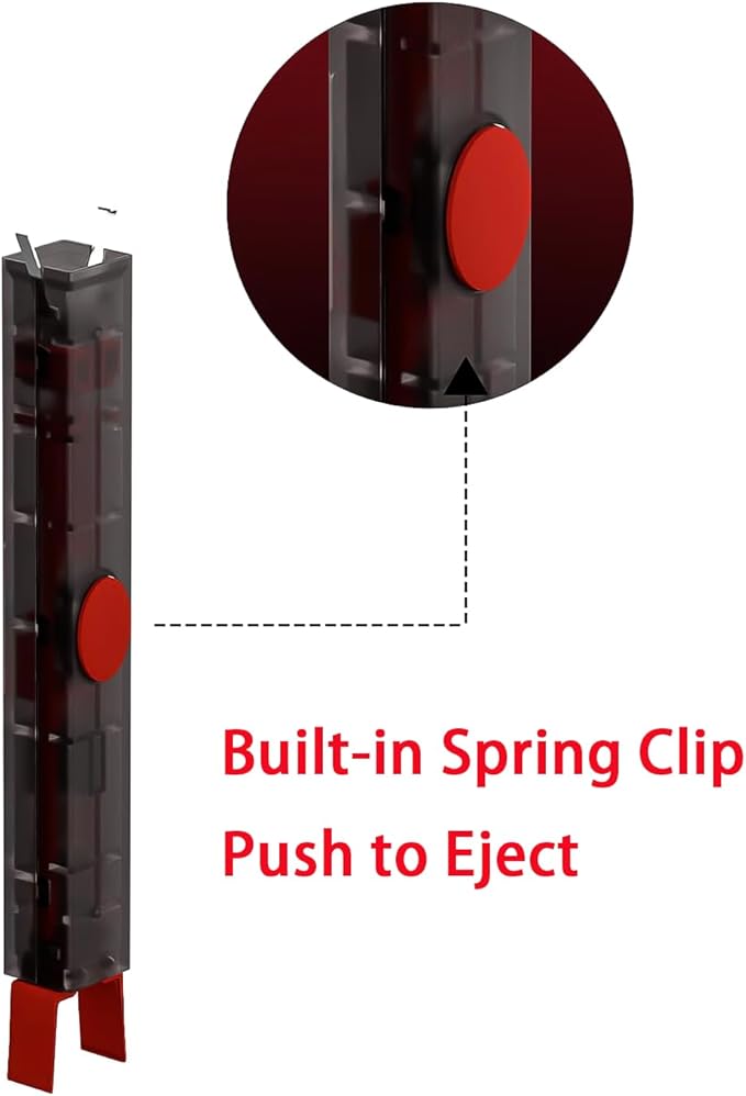 Gateron Twins Keycap Puller Switch Puller for Mechanical Keyboard,Built-in Spring Clip, Push to Eject,Replace Keyboard Switches and keycaps Intergrated for Mechanical Keyboard(DIY Tool)