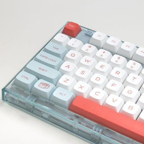143 Keys XDA Profile Salmon PBT Dye Sublimation Keycaps 