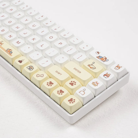 136-Key Corgi Dog XDA Keycap Set