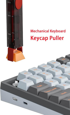Gateron Twins Keycap Puller Switch Puller for Mechanical Keyboard,Built-in Spring Clip, Push to Eject,Replace Keyboard Switches and keycaps Intergrated for Mechanical Keyboard(DIY Tool)