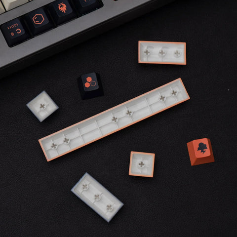 143 Carbon PBT Keycaps