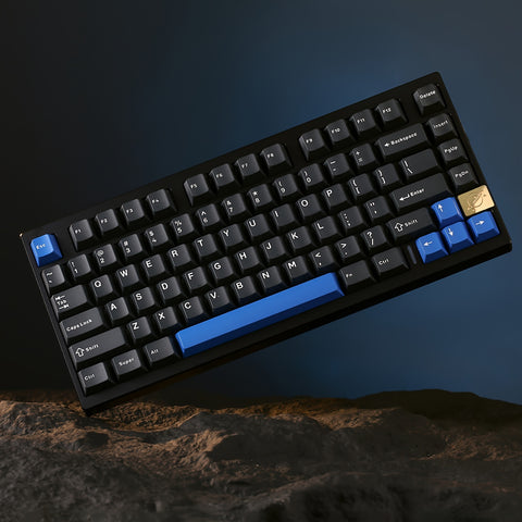 YUNZII AL75 Black 75% Aluminum Mechanical Gaming Keyboard - Wireless/Wired, Hot-Swappable Creamy Switches, RGB Backlit, Ergonomic TKL Design for Mac/Win