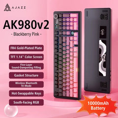 AJAZZ AK980 V2 Full-Size Tri-Mode Mechanical Keyboard