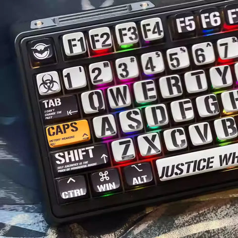 Justice Knight Theme Keycap Set