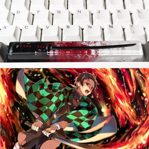 Cool Demon Slayer Resin 6.25u Spacebar Keycap